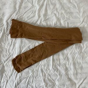 chloe noel tan figure skating tights, size CXL/AS